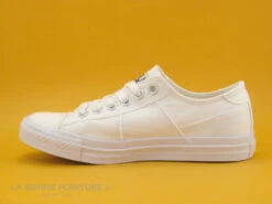 B Et M Banana Moon - RATISSE Blanc - Basket Femme Toile Blanche -Magasin De Chaussures cd24607c73b9e66c561f35ea11d5d5ef a293201 178863