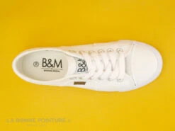 B Et M Banana Moon - RATISSE Blanc - Basket Femme Toile Blanche -Magasin De Chaussures cd24607c73b9e66c561f35ea11d5d5ef a293201 178865