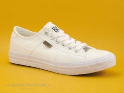 B Et M Banana Moon - RATISSE Blanc - Basket Femme Toile Blanche -Magasin De Chaussures cd24607c73b9e66c561f35ea11d5d5ef a293201 178869