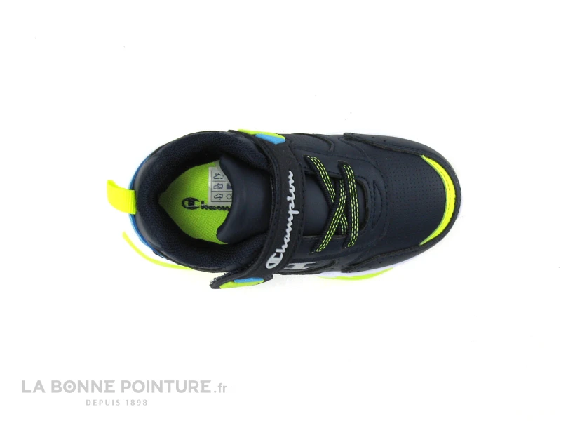 Champion WAVE B TD - Basket Leds GARCON - Bleu Marine-Turquoise-Jaune 8 Champion WAVE B TD - Basket Leds GARCON - Bleu Marine-Turquoise-Jaune – Image 6
