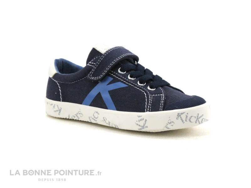 Kickers GODY Marine - Basket Toile Enfant 3 Kickers GODY Marine - Basket Toile Enfant