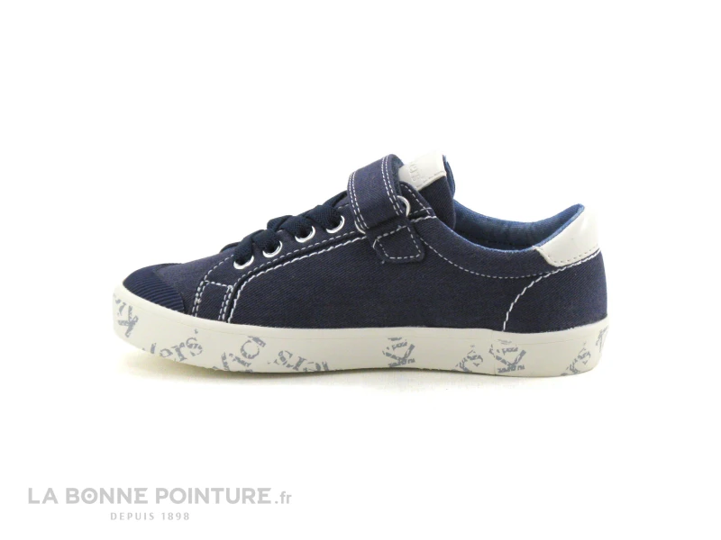 Kickers GODY Marine - Basket Toile Enfant 5 Kickers GODY Marine - Basket Toile Enfant – Image 3