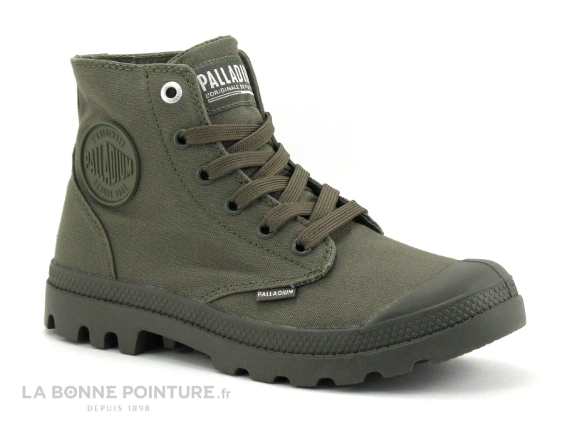 Palladium MONO CHROME Olive Night - Chaussure Montante Kaki 7 Palladium MONO CHROME Olive Night - Chaussure Montante Kaki – Image 5