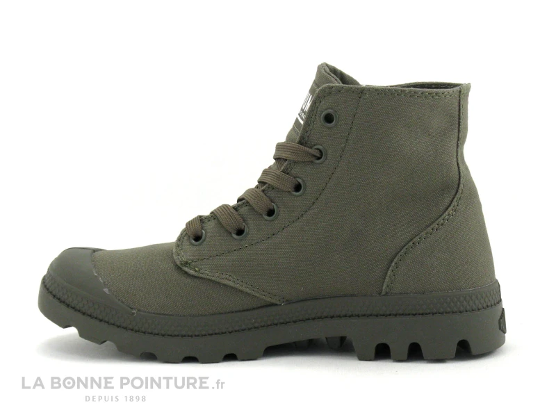 Palladium MONO CHROME Olive Night - Chaussure Montante Kaki 5 Palladium MONO CHROME Olive Night - Chaussure Montante Kaki – Image 3