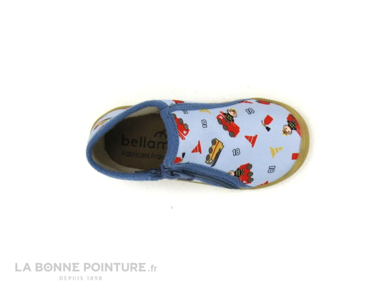 Bellamy NINO Pompier Ciel - Chausson Montant BEBE 8 Bellamy NINO Pompier Ciel - Chausson Montant BEBE – Image 6