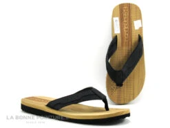 Kappa NEMILIO Man Brown Black - 37138W - Tongs Homme