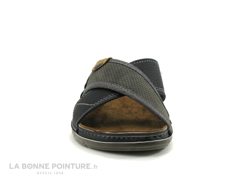 Morans MARLONDO Noir Gris - Mule Homme 4 Morans MARLONDO Noir Gris - Mule Homme – Image 2