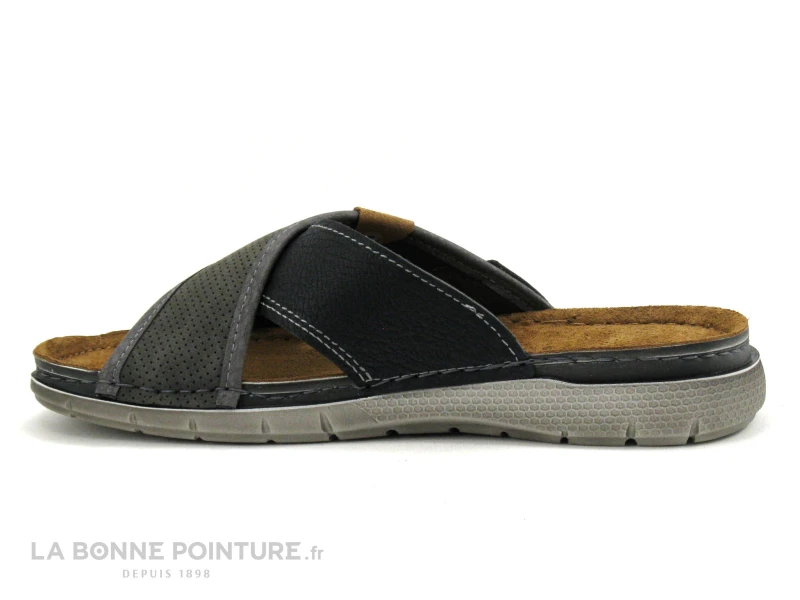 Morans MARLONDO Noir Gris - Mule Homme 5 Morans MARLONDO Noir Gris - Mule Homme – Image 3