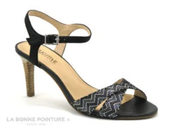 Fugitive PRIVA Noir Sandale Talon