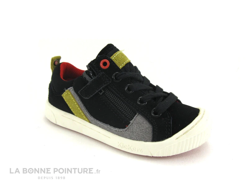 Kickers Zigzaguer Noir Jaune 349585-30 81 3 Kickers Zigzaguer Noir Jaune 349585-30 81