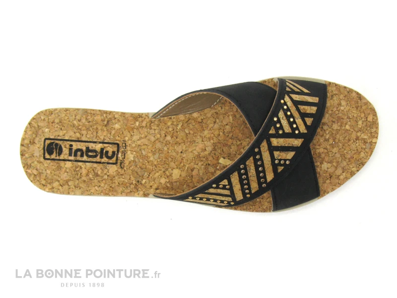 Inblu BMDMOO01 Noir - Semelle Liege - Mule Confort Femme 5 Inblu BMDMOO01 Noir - Semelle Liege - Mule Confort Femme – Image 3