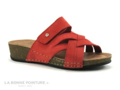 Fly Flot FLANC Rouge - Mule Femme Avec Bride
