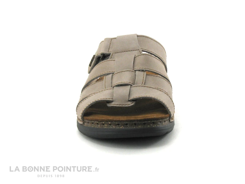 Fly Flot FIZBO Taupe - Mule Homme Reglable Cuir Beige 4 Fly Flot FIZBO Taupe - Mule Homme Reglable Cuir Beige – Image 2