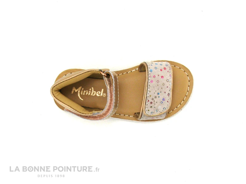 Minibel VIOLETTE Peach - Sandale Premiers Pas Fille Semelle Souple 8 Minibel VIOLETTE Peach - Sandale Premiers Pas Fille Semelle Souple – Image 6