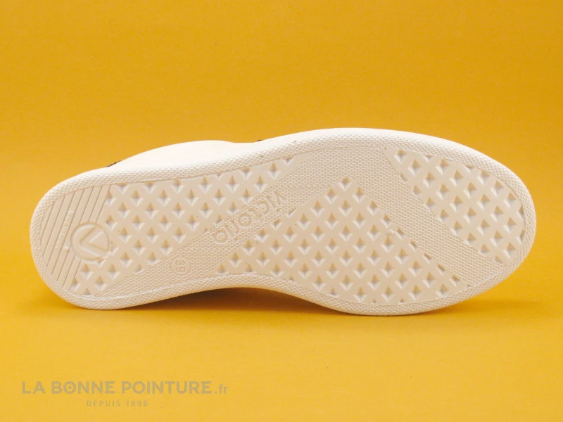 Victoria 125244 Blanc - Glitter - Lacet Kaki - Basket Basse Femme 9 Victoria 125244 Blanc - Glitter - Lacet Kaki - Basket Basse Femme – Image 7