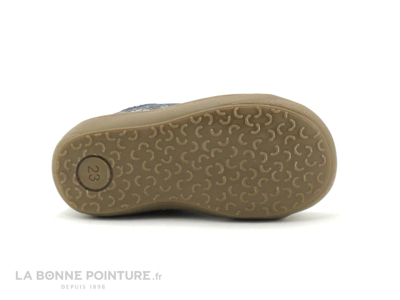 Bellamy FLEX BEL Popi - Marine Pois Argent - Chaussure Fille 9 Bellamy FLEX BEL Popi - Marine Pois Argent - Chaussure Fille – Image 7