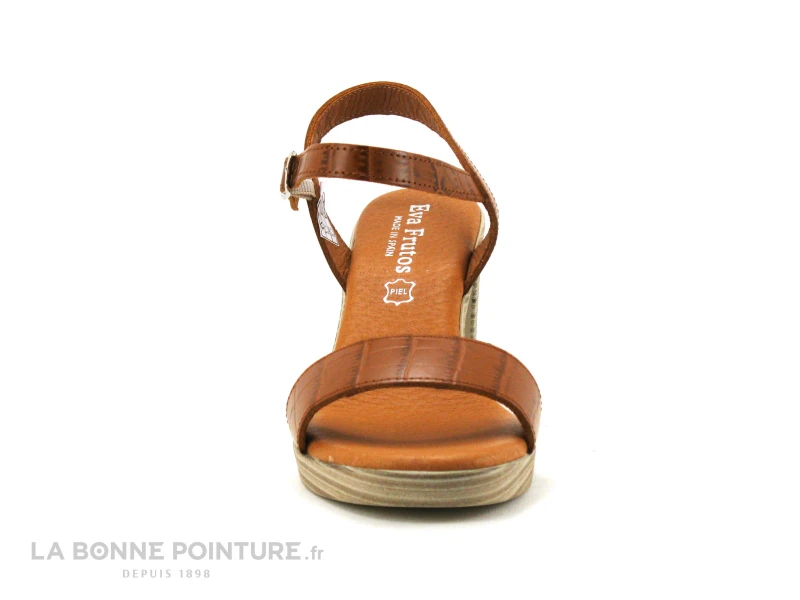 Eva Frutos 990 Marron - Sandale Talon Haut Et Epais 4 Eva Frutos 990 Marron - Sandale Talon Haut Et Epais – Image 2