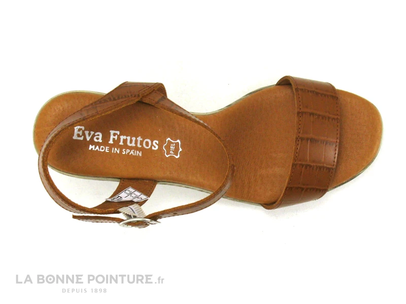 Eva Frutos 990 Marron - Sandale Talon Haut Et Epais 8 Eva Frutos 990 Marron - Sandale Talon Haut Et Epais – Image 6