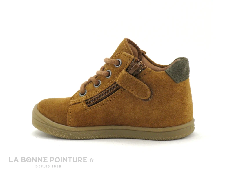 Bellamy GIBUS Velours Camel - Basket Montante BEBE 5 Bellamy GIBUS Velours Camel - Basket Montante BEBE – Image 3