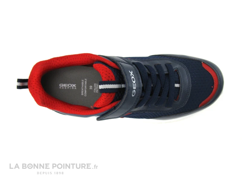 Geox SVETH Navy Red - J166PA - Basket GARCON Elastique Et Velcro 7 Geox SVETH Navy Red - J166PA - Basket GARCON Elastique Et Velcro – Image 6