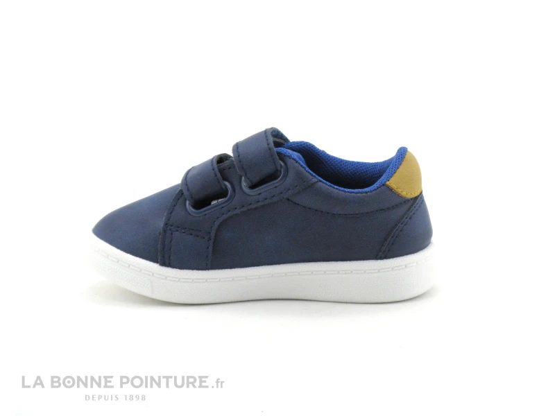 DT New York B311370 Navy - Basket BEBE Bleu Marine - 2 Velcros 4 DT New York B311370 Navy - Basket BEBE Bleu Marine - 2 Velcros – Image 2