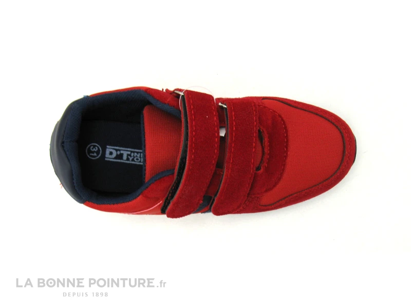 DT New York B313973 Red - Basket Rouge Enfant - 2 Velcros 6 DT New York B313973 Red - Basket Rouge Enfant - 2 Velcros – Image 4