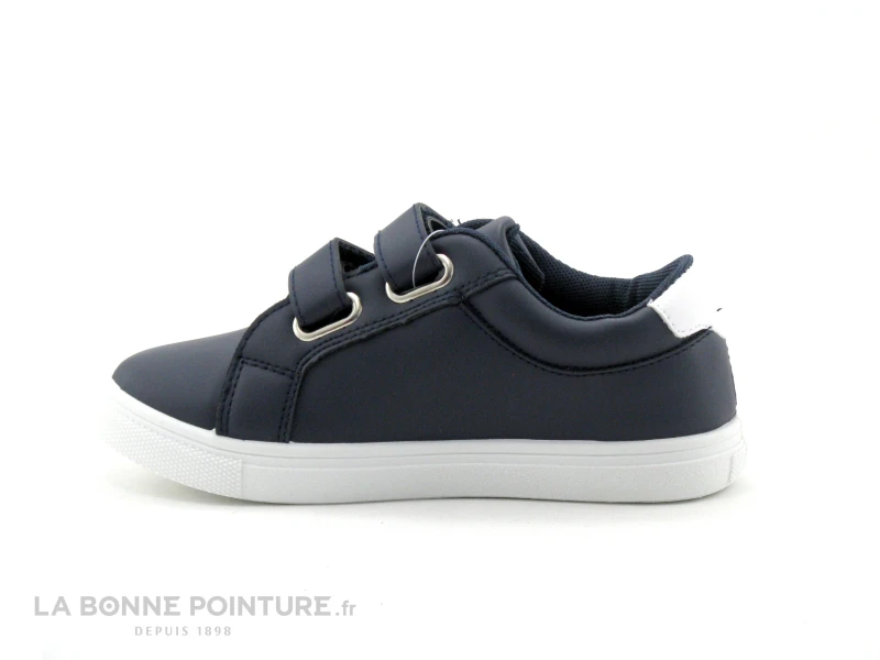 Happy Bee B147150 Bleu Marine - Blanc - Basket 2 Velcros Enfant 4 Happy Bee B147150 Bleu Marine - Blanc - Basket 2 Velcros Enfant – Image 2