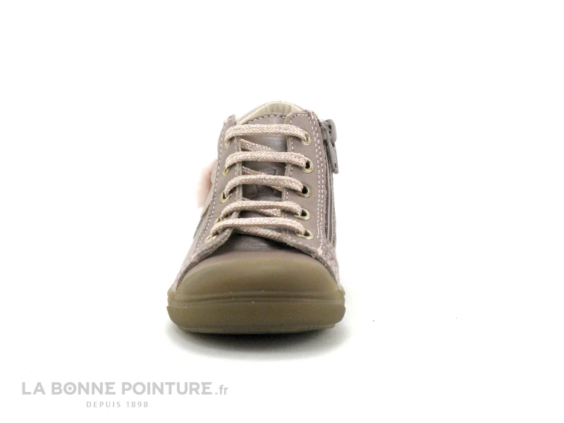 Bopy ROMANA Rose - Pompon Fourrure - Chaussure BEBE Fille 6 Bopy ROMANA Rose - Pompon Fourrure - Chaussure BEBE Fille – Image 4