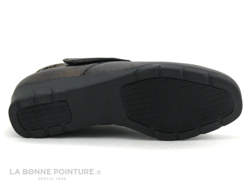 Pedi Girl BILIAN Bronze Noir - Chaussure Montante Femme Avec Velcro 8 Pedi Girl BILIAN Bronze Noir - Chaussure Montante Femme Avec Velcro – Image 6