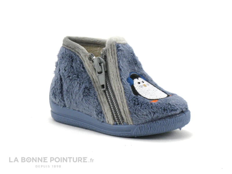 Bellamy MANUEL Pingouin Bleu - Chausson Montant BEBE 7 Bellamy MANUEL Pingouin Bleu - Chausson Montant BEBE – Image 5