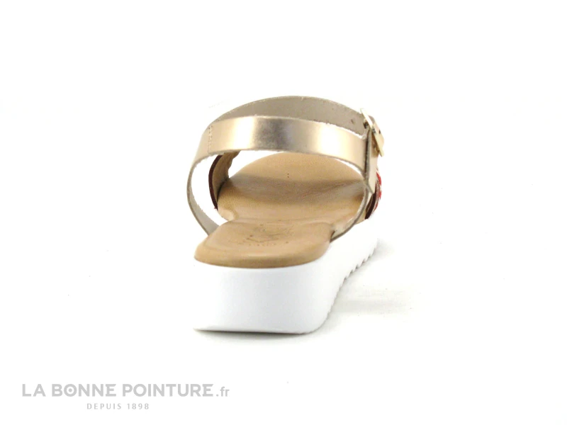 Kaola 3482 Rose Gold - Rouge - Sandale Compensee Femme 6 Kaola 3482 Rose Gold - Rouge - Sandale Compensee Femme – Image 4