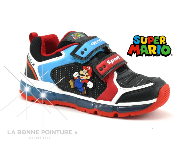 Geox SUPER-MARIO J1644A Android - Black Sky - Basket Basse Led 3 Geox SUPER-MARIO J1644A Android - Black Sky - Basket Basse Led