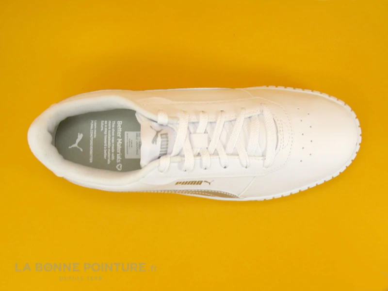 Puma Carina 2-0 Holo JR White Silver - Sneakers Blanches Et Hologramme 8 Puma Carina 2-0 Holo JR White Silver - Sneakers Blanches Et Hologramme – Image 6