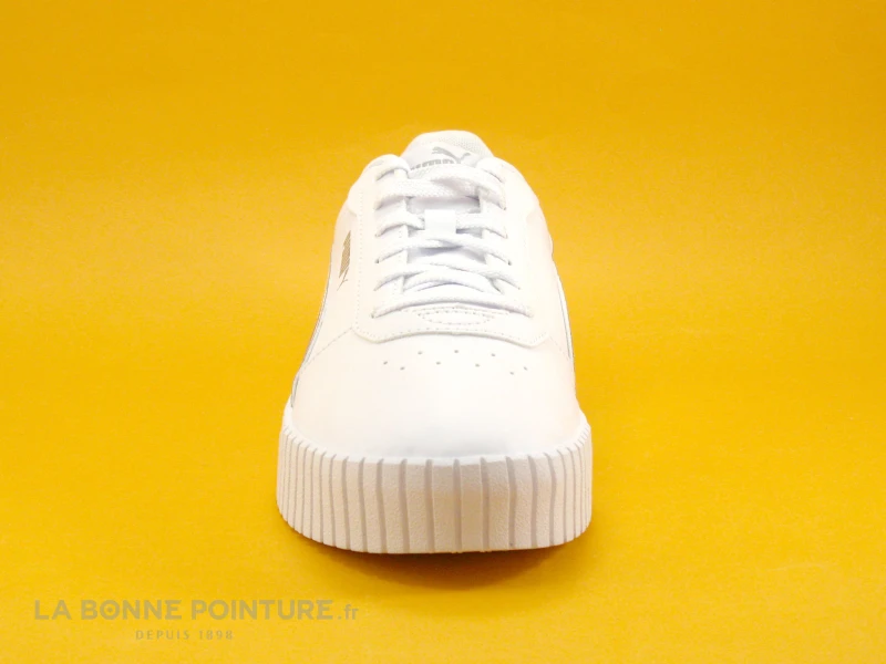 Puma Carina 2-0 Holo JR White Silver - Sneakers Blanches Et Hologramme 4 Puma Carina 2-0 Holo JR White Silver - Sneakers Blanches Et Hologramme – Image 2