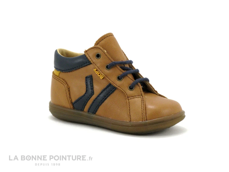 Bopy ZAVO Caramel - Chaussure BEBE Avec Lacet 7 Bopy ZAVO Caramel - Chaussure BEBE Avec Lacet – Image 5