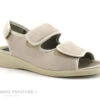 Neles ROPICA Beige - Chausson Ouverture Totale - Femme