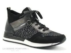Remonte R2543-42 - Noir - Gris Metal - Pois - Chaussure Montante Femme -Magasin De Chaussures cd24607c73b9e66c561f35ea11d5d5ef img 1470.jpg 173425