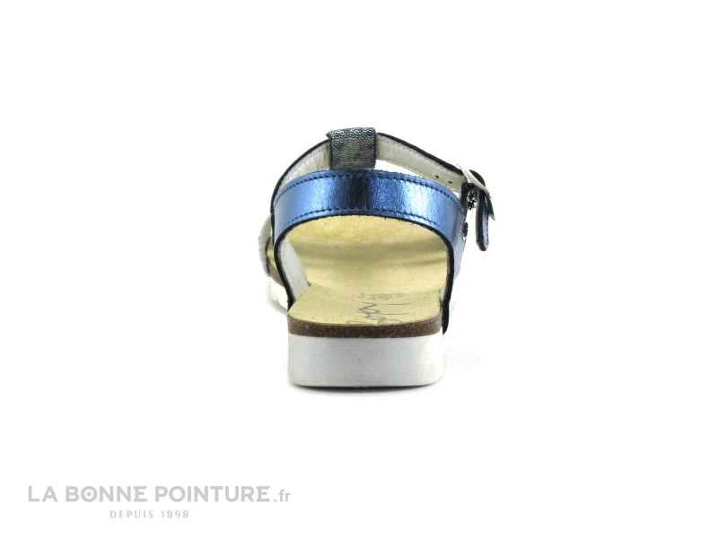 Bopy EPONA - Marine - Argent - Sandale Fille 6 Bopy EPONA - Marine - Argent - Sandale Fille – Image 4