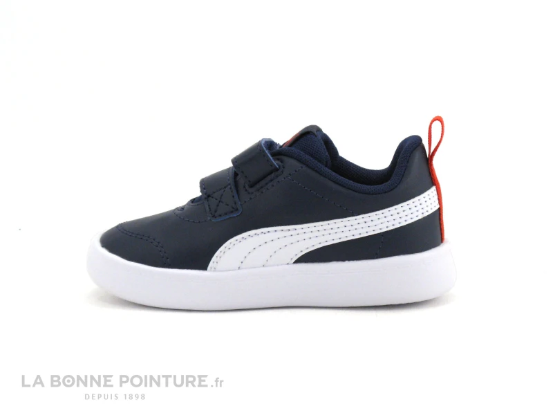 Puma COURTFLEX Bleu Marine - Basket Enfant Avec Scratches 5 Puma COURTFLEX Bleu Marine - Basket Enfant Avec Scratches – Image 3