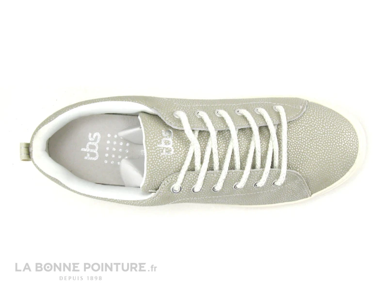 Tbs THIMORA J7223 - Beige Metallise - Basket Basse Femme 8 Tbs THIMORA J7223 - Beige Metallise - Basket Basse Femme – Image 6