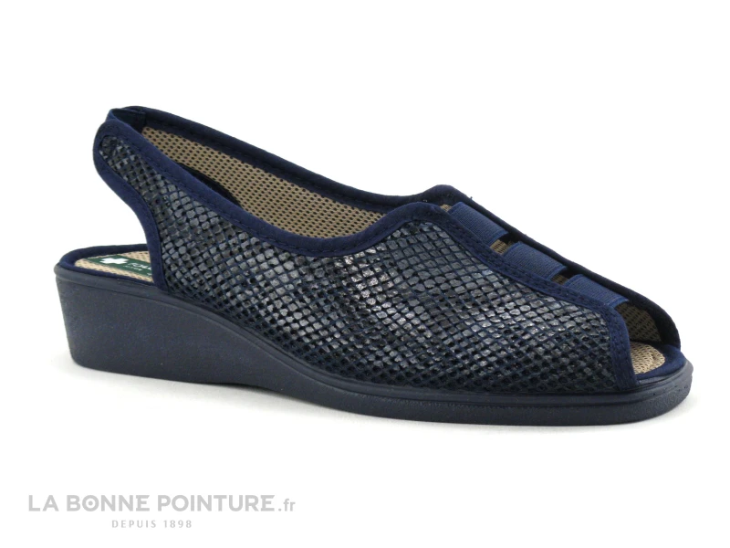 A Campello VERONIKA 3558 - Pantoufle Femme Bleu Marine 3 A Campello VERONIKA 3558 - Pantoufle Femme Bleu Marine