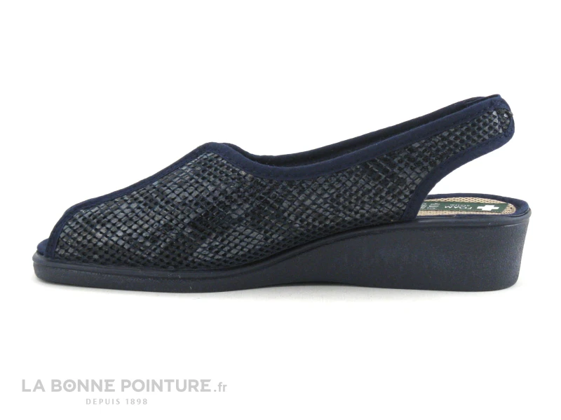 A Campello VERONIKA 3558 - Pantoufle Femme Bleu Marine 4 A Campello VERONIKA 3558 - Pantoufle Femme Bleu Marine – Image 2