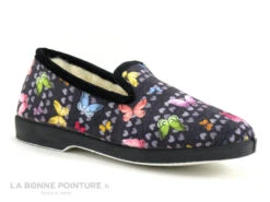 Maison Espadrille 7632 Charentaise Papillons - Noir - Chausson Femme -Magasin De Chaussures cd24607c73b9e66c561f35ea11d5d5ef img 1834.jpg 173909