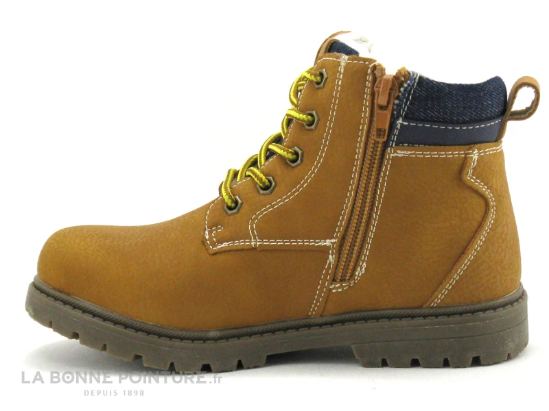 Wipop WYELKOR Camel - Jeans - Boots GARCON Marron 5 Wipop WYELKOR Camel - Jeans - Boots GARCON Marron – Image 3