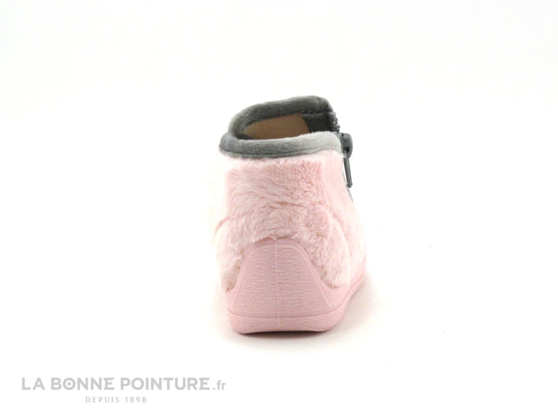 Bellamy MALOU Pingouin Rose - Pantoufle Fille Fermeture Eclair 6 Bellamy MALOU Pingouin Rose - Pantoufle Fille Fermeture Eclair – Image 4