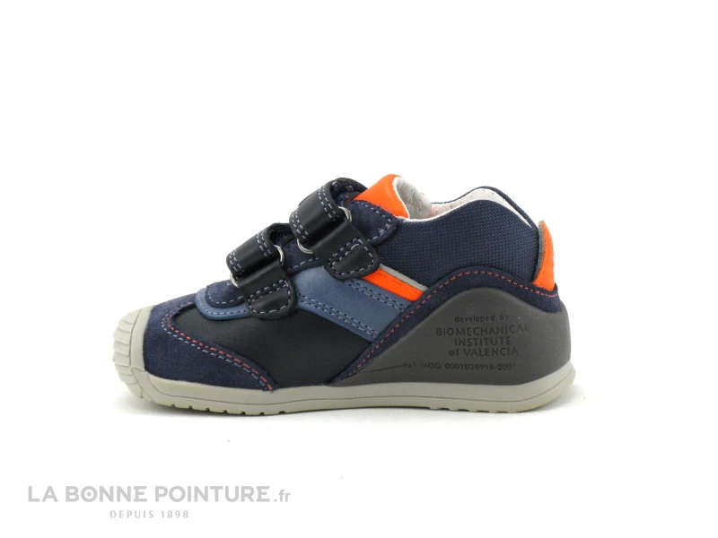 Biomecanics 211142A Bleu Marine Orange - Chaussure Premiers Pas 5 Biomecanics 211142A Bleu Marine Orange - Chaussure Premiers Pas – Image 3