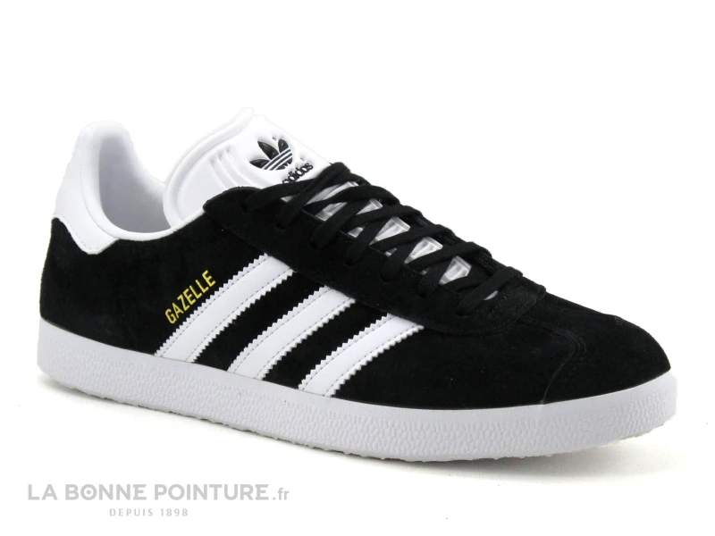 Adidas GAZELLE BB5476 Black White - Basket Noire Et Blanche Homme 7 Adidas GAZELLE BB5476 Black White - Basket Noire Et Blanche Homme – Image 5