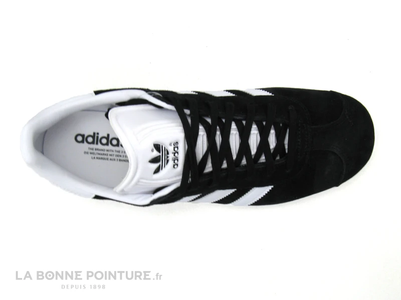 Adidas GAZELLE BB5476 Black White - Basket Noire Et Blanche Homme 8 Adidas GAZELLE BB5476 Black White - Basket Noire Et Blanche Homme – Image 6