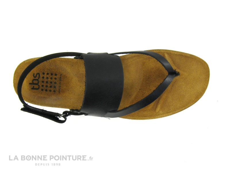 TBS BARTOLI C7004 Noir - Sandale Avec Entre-doigt 8 TBS BARTOLI C7004 Noir - Sandale Avec Entre-doigt – Image 6