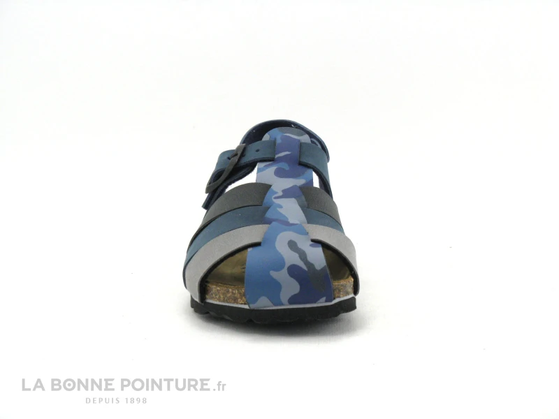 Biomodex 1865 Bic -Startek Gris - Bleu Marine - Sandale Enfant 4 Biomodex 1865 Bic -Startek Gris - Bleu Marine - Sandale Enfant – Image 2